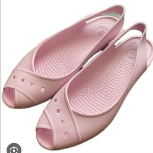 Crocs Peep Toe Slingbacks